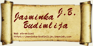 Jasminka Budimlija vizit kartica
